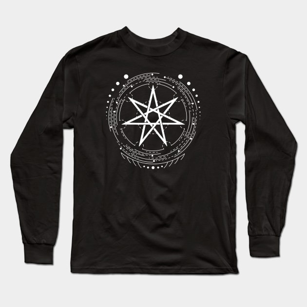 Faery Star | Setogram | Pagan Symbol Long Sleeve T-Shirt by CelestialStudio